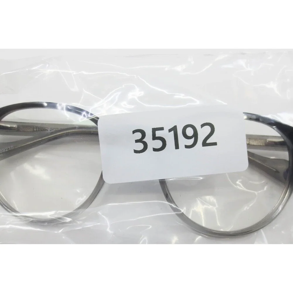Ben Sherman York C03 Grey Crystal Round Eyeglasses Frames 51-20-140 Made Green